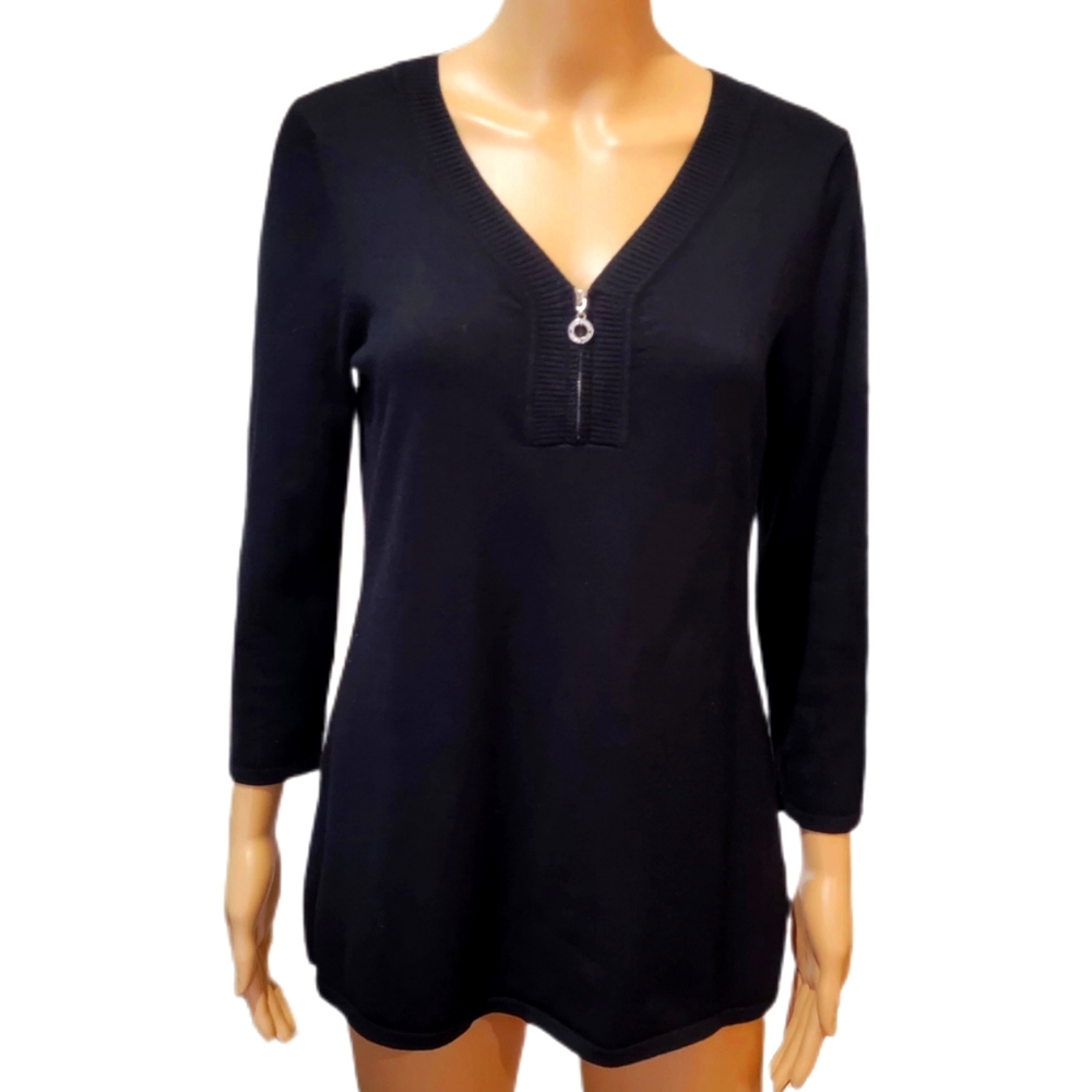 Cable & Gauge Black Sweater Small